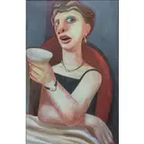 Genova, 1946 / Senza titolo, 1993 by Claudio Martinengo, oil on panel, offered Apr 2026