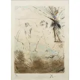 Figueras 1904 - 1989 / Senza titolo, 1969 (dalla serie del Faust) by Salvador Dalí, lithograph a colori on paper, offered Apr 2026