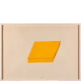 Rodolfo Aricò, Milano 1930 - 2002 / Senza titolo, 1966, mixed media and cartoncino on paper