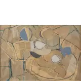 Asti 1921 / Senza titolo, 1946 by Eugenio Guglielminetti, mixed media on cartoncino, offered Apr 2026