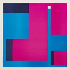 Bruno Munari, Milano 1907 - 1998 / Negativo; Positivo, lithograph a colori on paper