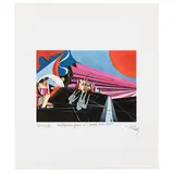 Libero Vitali, Venezia 1928 / Metamorfosi di una civilta`, lithograph a colori on paper