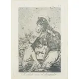 Francisco Goya, Fuendetodos 1746 - Bordeaux 1828 / Serie 'I Capricci', etching in b/n on paper