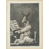 Francisco Goya, Fuendetodos 1746 - Bordeaux 1828 / Serie 'I Capricci', etching in b/n on paper