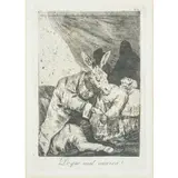 Francisco Goya, Fuendetodos 1746 - Bordeaux 1828 / Serie 'I Capricci', etching in b/n on paper