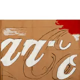 Mario Schifano, Homs 1934 - Roma 1998 / Particolari di propaganda, lithograph a colori on paper da pacchi