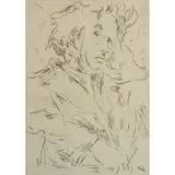 Mirko Basaldella, Udine 1910 - Cambridge 1969 / Senza titolo, pencil on paper
