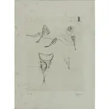 Hans Bellmer, Kattowitz 1902 - Parigi 1975 / La toupie, 1963, Stampa litografica in b/n su carta
