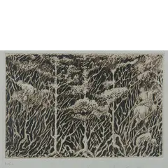 Pericle Fazzini, Grottammare (Ap) 1913 - Roma 1987 / Senza titolo, etching on paper
