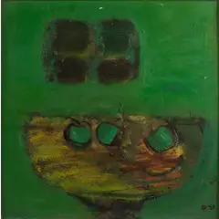 Francisc Bartok, Romania 1937 - 1987 / Natura estetica 15, 1981, oil on canvas