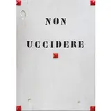 Messina 1945 / Non uccidere, 1982 by Augusto Sciacca, mixed media on compensato, offered Apr 2026