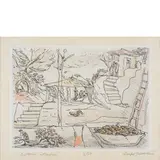Luigi Bartolini, Cupramontana 1892 - Roma 1963 / Osteria etrusca, 1955