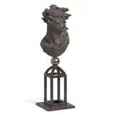 Javier Marín, Cabecita Hombre (Barbitas), 1997, lost-wax bronze