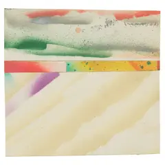 John Chamberlain, View from the Cockpit (Series #99), 1976, enamel, dye and paper collage on paper