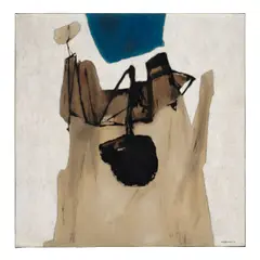 Hugo Consuegra, Untitled, 1961, oil and graphite on canvas