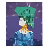 Cundo Bermúdez, Figura con sombrero verde, 1992, acrylic on canvas