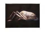 Pedro Pablo Oliva, Los dormidos, 1985, gouache and pastel on paper