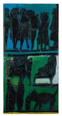 Moisés Finalé, Untitled, 1986, oil and acrylic on canvas