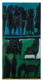 Moisés Finalé, Untitled, 1986, oil and acrylic on canvas