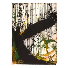 Norman Bluhm, Untitled, 1962, oil and ink on paper