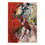 Gene Davis, Untitled, 1954, oil on Masonite