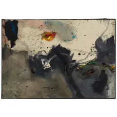 Gene Davis, Yellow Square, circa 1958, oil on canvas