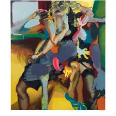 Jeremy Willis, Dancing, 2008, oil on canvas