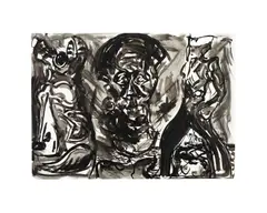 Malcolm Morley, Untitled, 1983, ink on paper