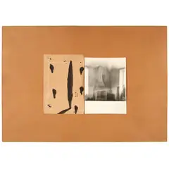 Untitled by Julian Schnabel, circa 1978, photograph and ink drawing mounted on cardboard, offered Jul 2025