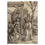 Albrecht Durer, Christ Taking Leave of His Mother, from The Life of the Virgin (Bartsch 92, Meder 204, Schoch, Mende, Scherbaum 182), c. 1504