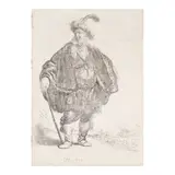 The Persian (Bartsch, Hollstein 152, Hind 93, New Hollstein 110) by Rembrandt Harmensz van Rijn, 1632, Etching on laid paper, New Hollstein's second state (of three), sold May 2025