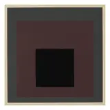 One Plate, from Hommage au carré (Danilowitz 160.5) by Josef Albers, 1964, Screenprint in colors on wove paper, sold May 2025