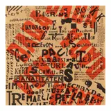 Kurt Schwitters, Kleine Dada Soirée (with Theo van Doesburg), 1922, Lithograph in colors on wove paper, from an edition of unknown size