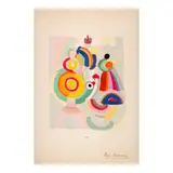 Sonia Delaunay, Four plates, from Ses Peintures, Ses Objets, Ses Tissus Simultanés, Ses Modes (4 works), 1925, A group of 4 pochoirs in colors on wove paper, each stamp-signed, from an edition of unknown size