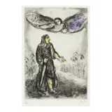 Marc Chagall, Josué devant Jericho, from La Bible (Vollard 244, Cramer bk. 30)