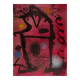 Joan Miró, Grans Rupestres VII (Dupin 1059), 1979, Etching in colors on Arches paper