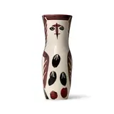 Pablo Picasso, Chouetton (Ramié 135), 1952, White earthenware clay turned vase, decoration in oxides, knife engraved on white enamel