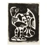 Le grand hibou (Bloch 517; Mourlot 110) by Pablo Picasso, 1948, Lithograph on Arches paper, sold May 2025