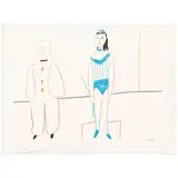 Clowne et acrobate, from from Verve Nos 29-30 by Pablo Picasso, 1954, Lithograph in colors on wove paper, sold May 2025