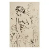 Pierre-Auguste Renoir, Baigneuse debout, a mi-jambes (Delteil/Stella 23)