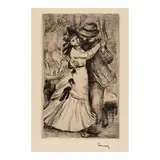 Pierre-Auguste Renoir, La danse à la campagne, 2e planche (Delteil/Stella 2)