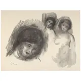 Pierre-Auguste Renoir, La pierre aux trois croquis (Stella 41), c. 1904, Lithograph on Arches paper, second (final) state)