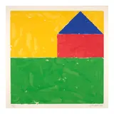 Jennifer Bartlett, House #6, from House II, 2015, Screenprint in colors on wove paper