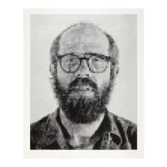 Chuck Close, Self-Portrait, 2012, Archival watercolor pigment print on T.H. Saunders Hot Press Watercolor paper