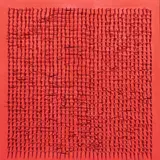 Bernard Aubertin, Ohne Titel (Tableau Clous), 1969, Acryl und Nägel auf Holz