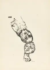 Eugen Schönebeck, Ohne Titel, 1963, Tusche über Bleistift auf Papier