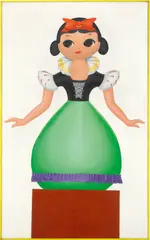 Christa Dichgans, Puppe, 1969, Öl auf Leinwand