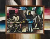 Arthur Segal, Der Holzarbeiter (Zyklus Arbeit)