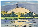 Lontzkedüne by Karl Schmidt-Rottluff, 1939, Aquarell auf Fabriano-Velin, sold May 2013