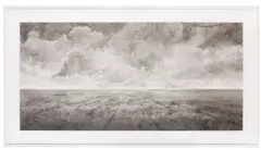 Hans Op de Beeck, LANDSCAPE (GRASSLAND), 2010, Aquarell auf Velin